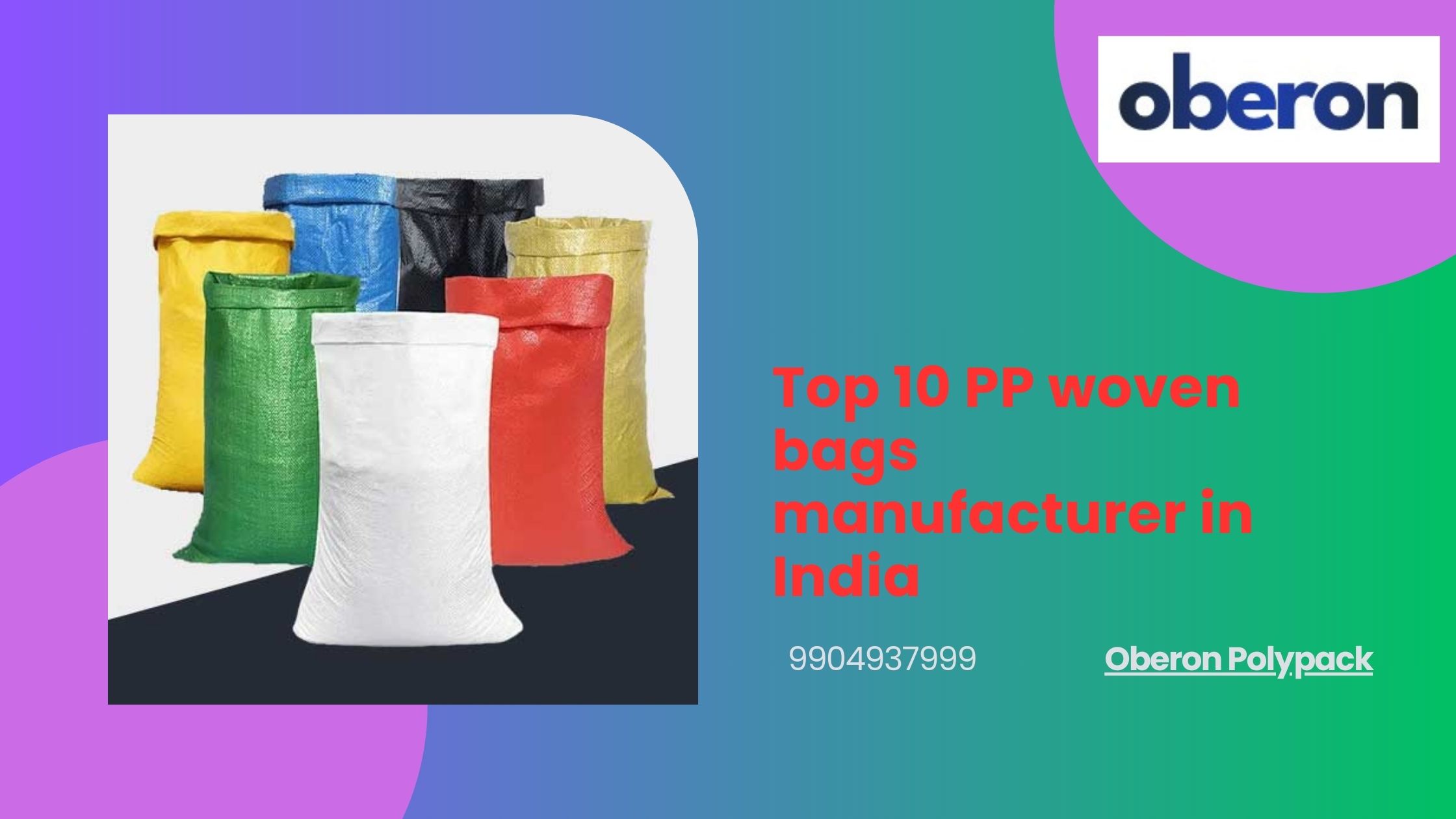 Top 10 PP Woven Bags Manufacturers in India (2026 Guide)